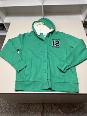 Rare Paramount Pictures Exclusive Women’s Hoodie Green Button Up XL New